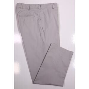 Jack Donnelly Slim Fit Light Gray Flat Front Chino Pants 34x31
